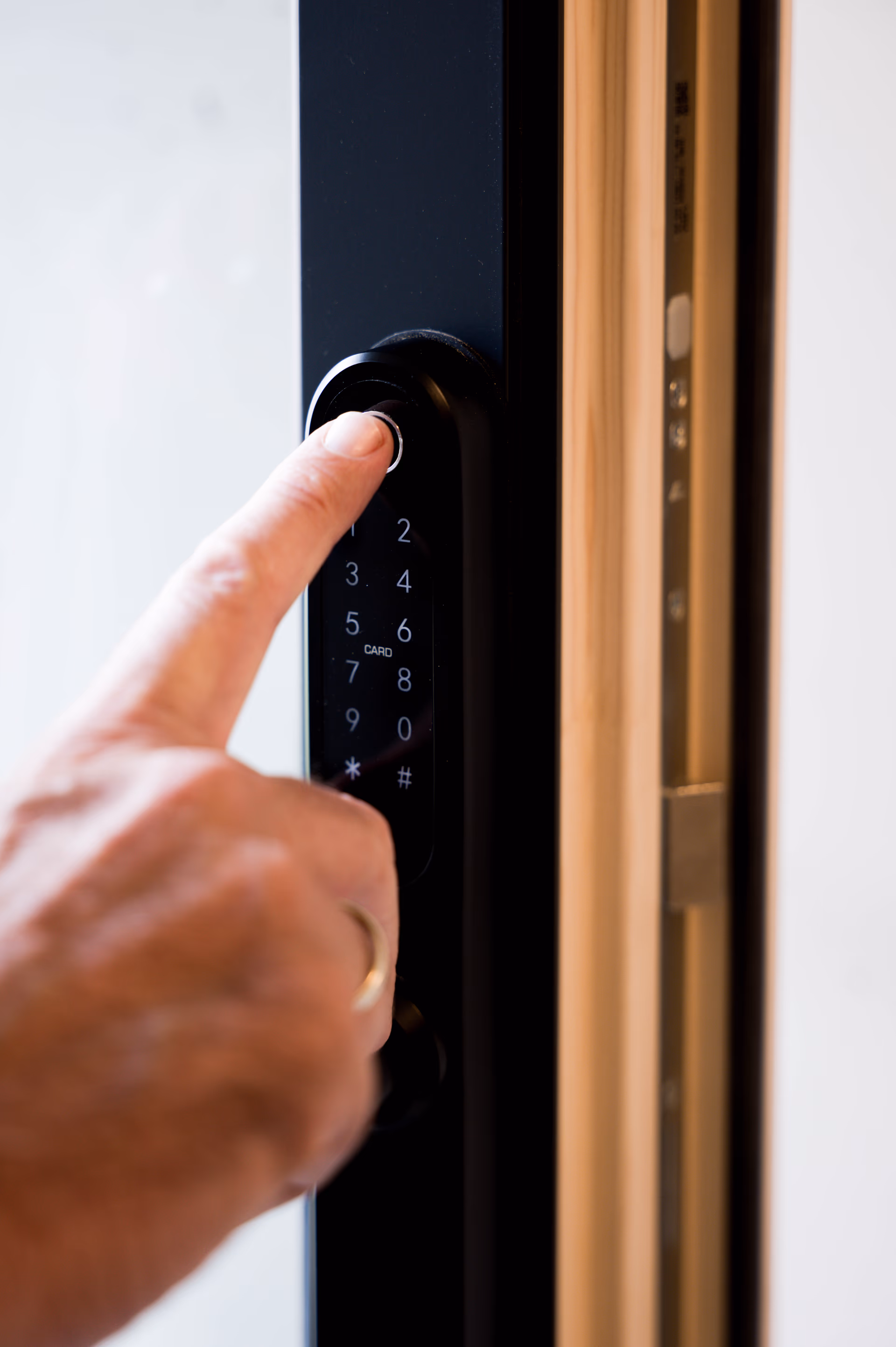 Digital Door Lock keypad unlocking